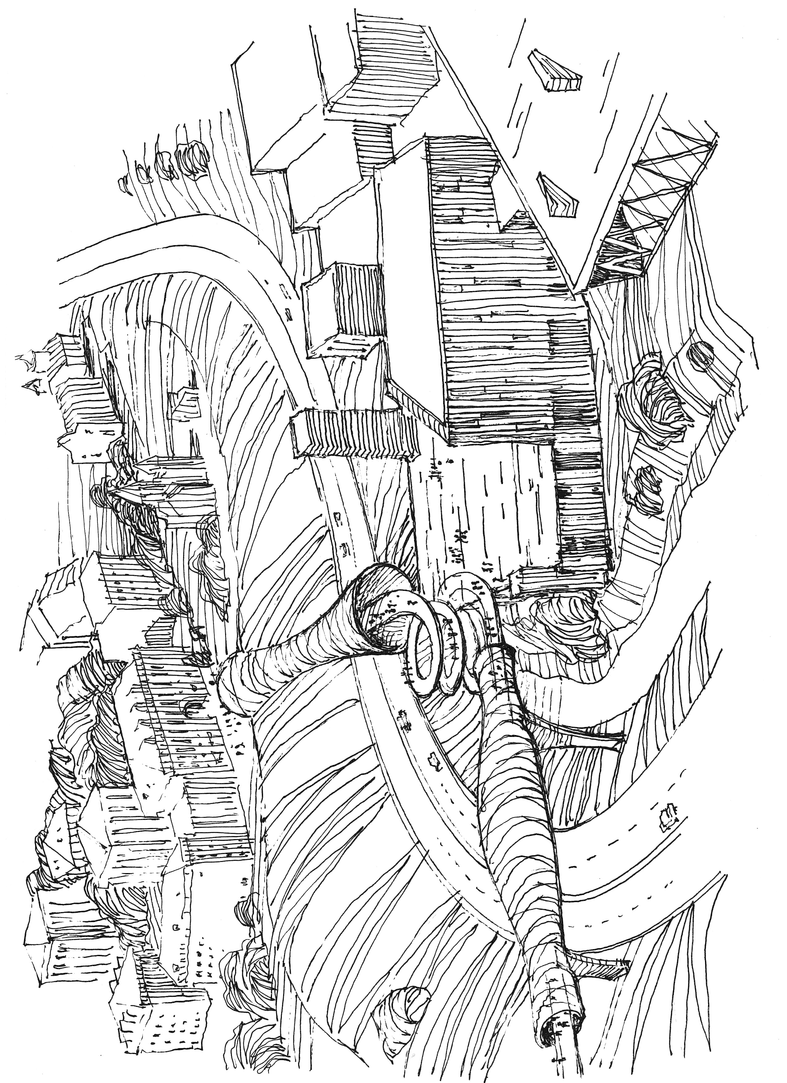 Urban Bridge & Helical Ramp