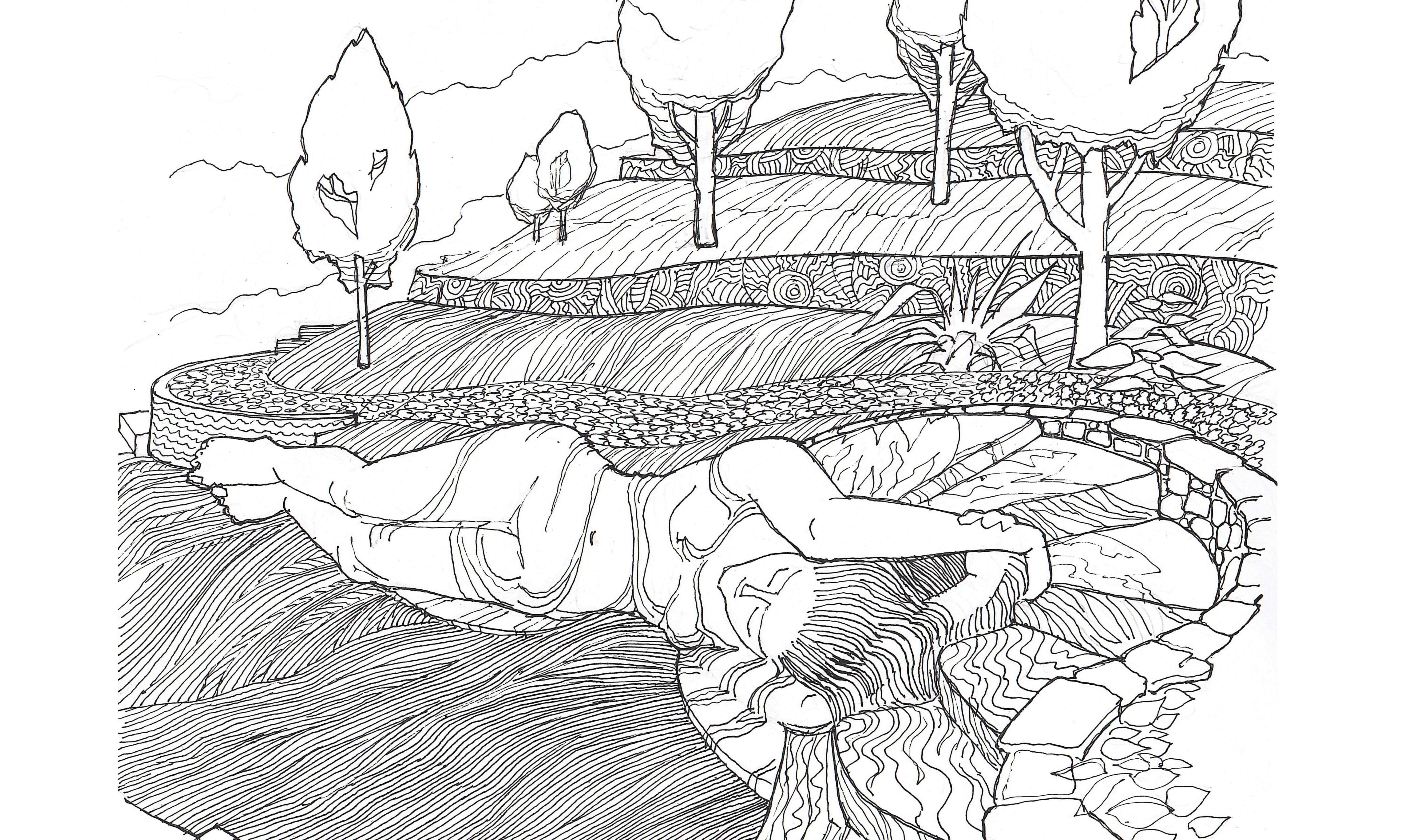 Landscape Land-Art Study